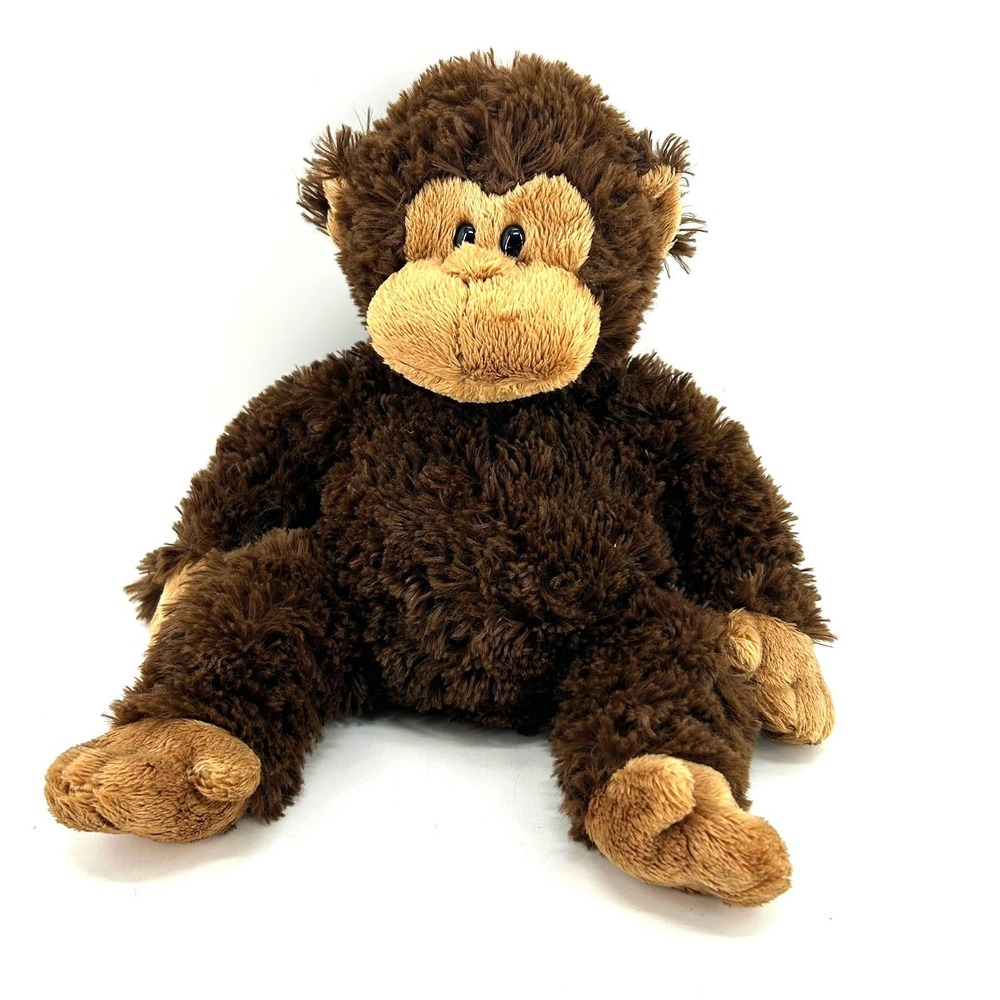 Ty Beanie Buddy Bungle Monkey Brown Shaggy Plush Stuffed Animal Toy 12 Inch